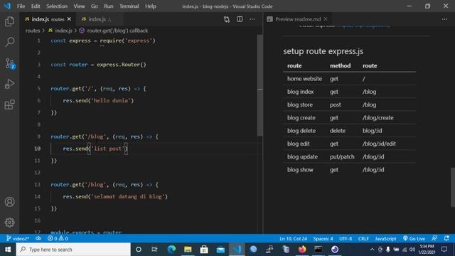 2. blog nodejs Routing | membangun blog mengguankan node.js, mongodb, dan express смотреть онлайн