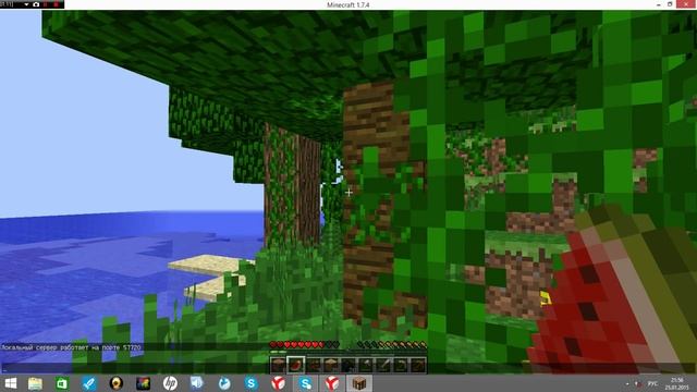 Как играть в майнкрафт с другом в одиночной игре без хамачи! Ответ тут! смотреть онлайн