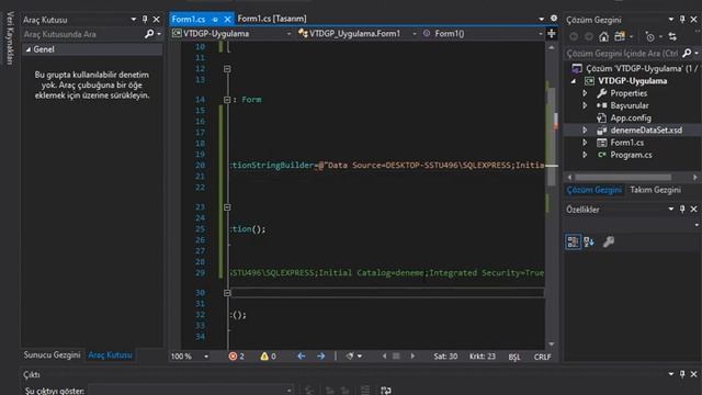 MSSQL Tablo oluşturma ve Visual Studio ilk Bağlantı смотреть онлайн