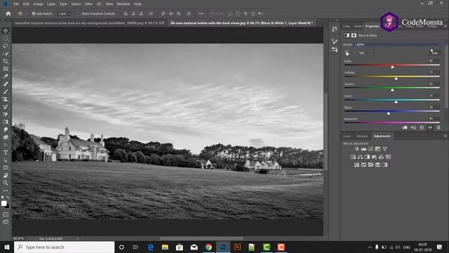 Adjustment Layers In Photoshop CC (Part 1) (Lesson 12) (Hindi) / Code Monsta смотреть онлайн