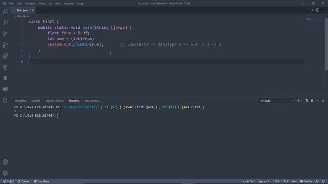 #2.1 Typecasting and Type conversion | Java Explained смотреть онлайн