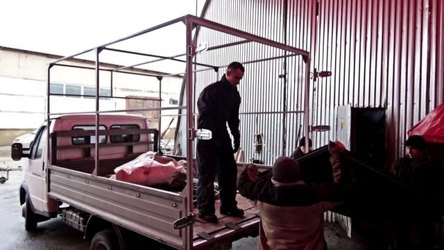 Тент, прямоугольный каркас и ворота для «Газели» смотреть онлайн