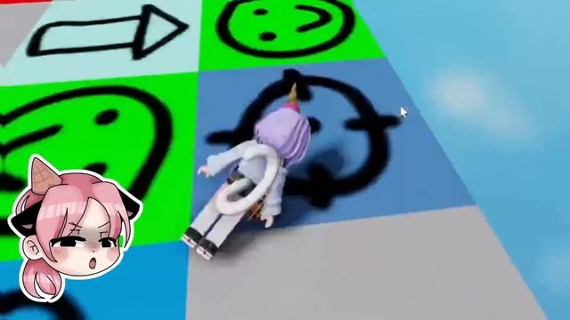 ДОЙТИ ДО ФИНИША, НО ПОЛ ПОД НОГАМИ МЕНЯЕТСЯ! БУМАЖНЫЕ ПЛИТКИ! Roblox Paper Tiles смотреть онлайн
