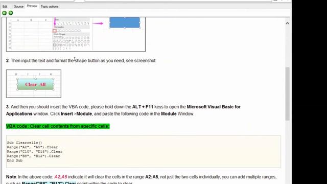 Excel VBA - Clear Cells смотреть онлайн