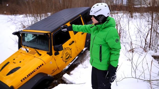 УТОПИЛ папин ДЖИП в озере...ПРОЛОМИЛСЯ лёд.Daddy's JEEP drowned in the lake ... THE ICE BREAKED. смотреть онлайн