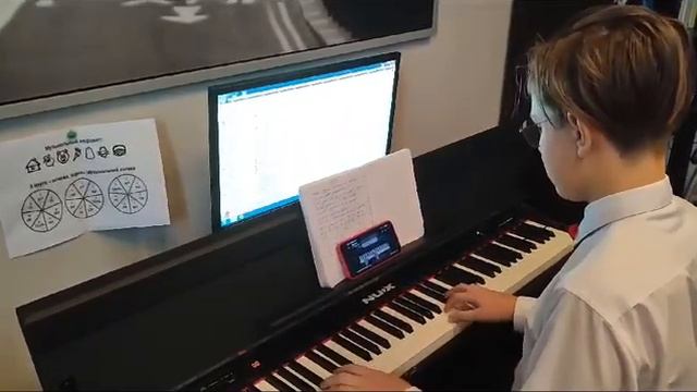 Andrey. Григ "В пещере горного короля" с обучающим видео. смотреть онлайн