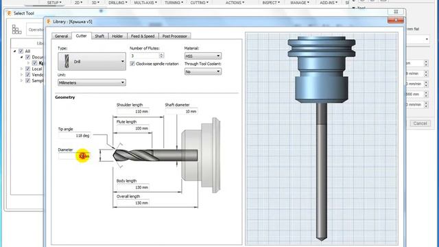 4.6. Creating a program for CNC in Autodesk Fusion 360. Detail of the milling смотреть онлайн