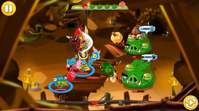 Angry Birds Epic Saturday Dungeon Gameplay Play as Elite Paladin & Elite Rainbird (FT Merchant Pig) смотреть онлайн