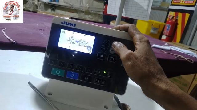 Juki LK 1900BN Bartack Sewing Machine How to Metal Button Attach program and Manual Setting A TO Z смотреть онлайн