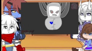 _реакция андертейл на Санс против Флауи _