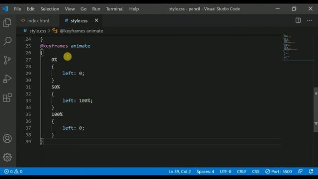 Pure CSS Pencil Stroke Loader Animation - No SVG - CSS Loader Animation смотреть онлайн