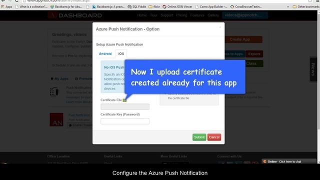 'How-To' enable Custom Push Notification for iOS apps смотреть онлайн