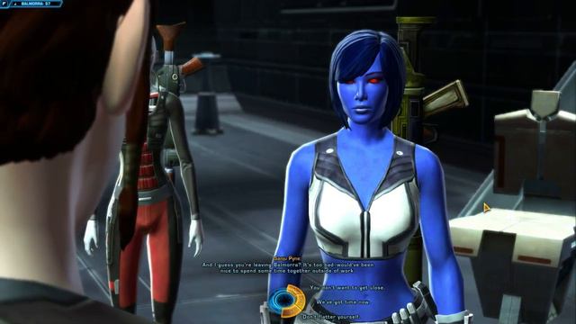 SWTOR: Female Imperial Agent romance (Balmorra) смотреть онлайн