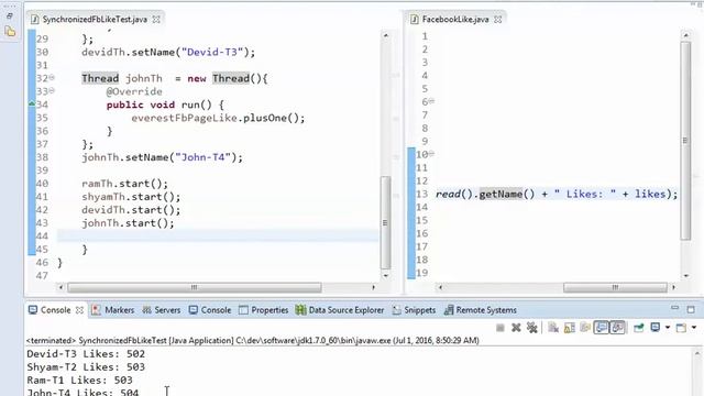 Facebook Like Sync File Output Stream in Java смотреть онлайн