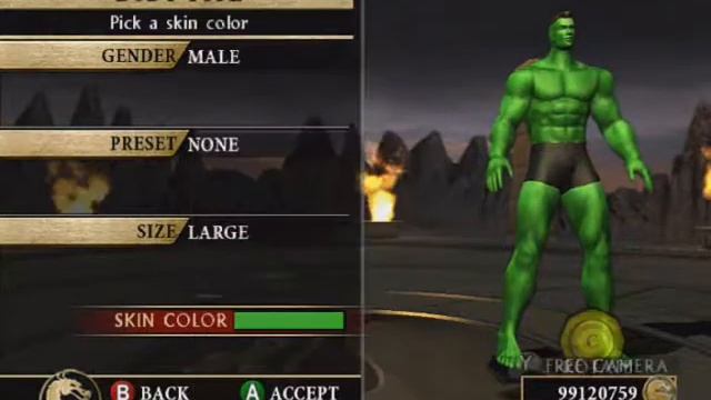 Mortal Kombat: Armageddon (Wii) - Возможности редактора персонажей! смотреть онлайн