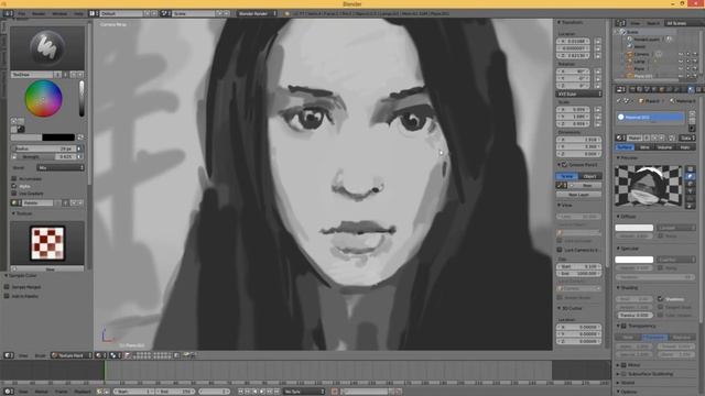 Портрет девушки (фрагмент стрима) смотреть онлайн