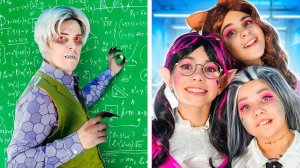 ЕСЛИ МОЙ УЧИТЕЛЬ ВАМПИР?! ШКОЛЬНАЯ жизнь МОНСТРОВ! TEEN-Z В РЕАЛЬНОЙ ЖИЗНИ!