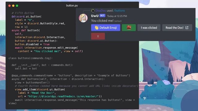 Button Explanation and Quiz/Trivia Command with Buttons смотреть онлайн
