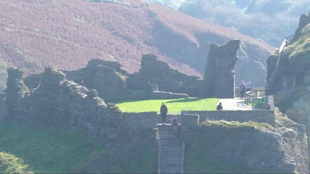 Tintagel Castle In Cornwall - The Land Of King Arthur