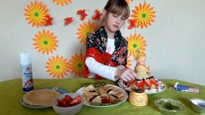 МАСЛЕНИЦА. ПЛАТЬЕ для куклы ИЗ БЛИНОВ. ДОМИК из блинов