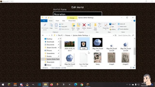 How To Change Your World Icon In Minecraft 1.16 [Minecraft Tutorial] смотреть онлайн
