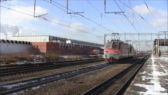 Сцепка электровоза ВЛ10-872, СПб / Elloc VL10-872 смотреть онлайн
