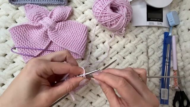 Мастер класс по вязанию повязки с ушками для девочки, размер от 48 до 54 смотреть онлайн