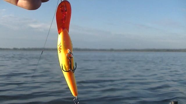 Троллинг на озере Буртниекс. Латвия.Трофейная щука, судак и тест воблеров Рапала Rapala. смотреть онлайн