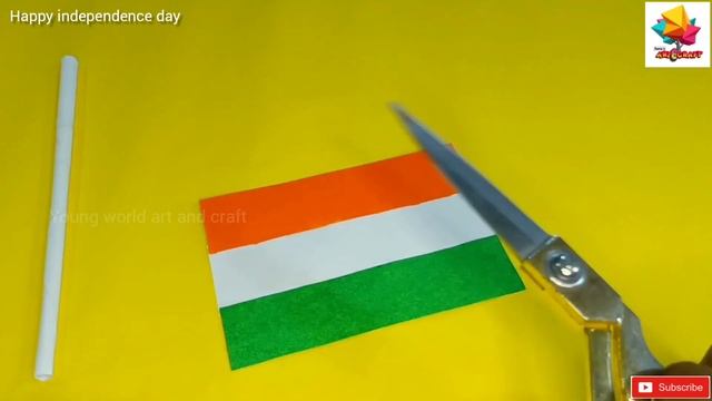 A simple indian flag craft for kids/Indian flag making/Augest 15 activities/National flag with pape смотреть онлайн