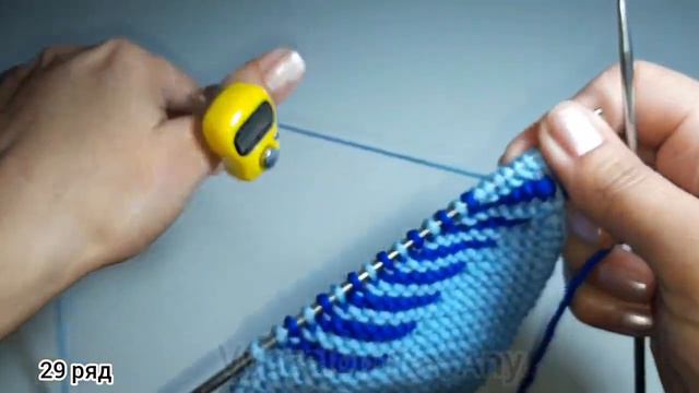 Следки на двух спицах/Footprints On Two Needles