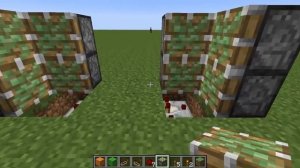 Minecraft Механизмы 6 - Двери на поршнях