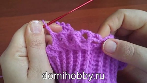 Вязание шапочки крючком узором 3д