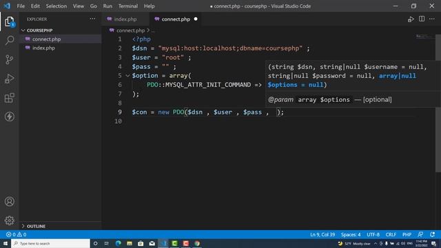 9 - PDO Connect Database MYSQL (Rest Api PHP in Arabic) смотреть онлайн