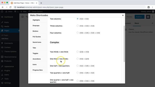 Shortcodes - Voice WordPress theme смотреть онлайн
