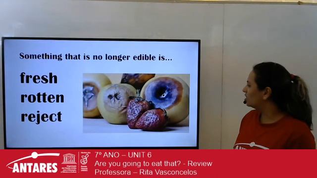 7º ANO – UNIT 6 Are you going to eat that? - REVIEW - Professora – Rita Vasconcelos смотреть онлайн
