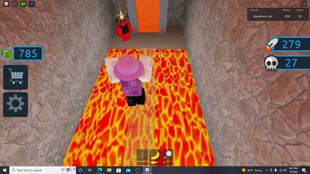 True champion badge in get chased by a rocket, Roblox walkthrough. смотреть онлайн