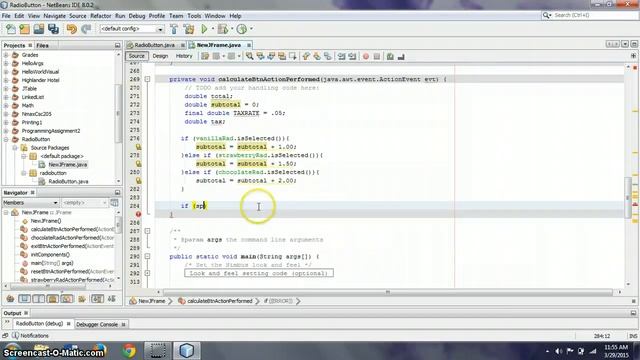 Easy Java: Check Box, Radio Buttons Part 2 смотреть онлайн