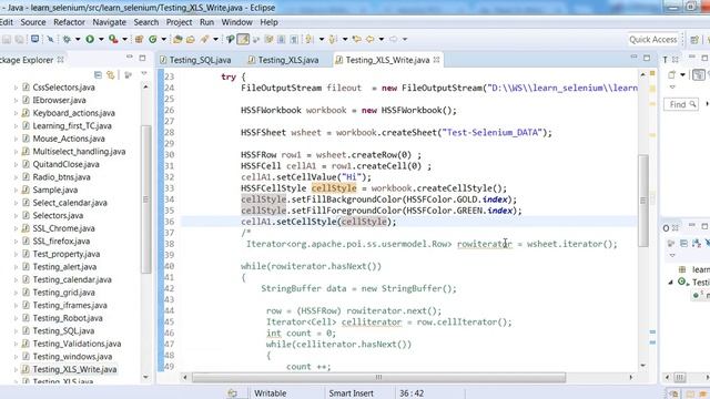 Write to your XLS with Apache POI. смотреть онлайн