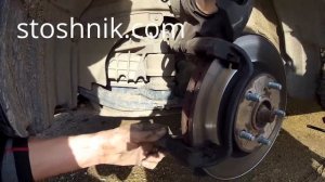 Как заменить передние тормозные колодки Тойота Камри V 40 2008 гв | Как самому поменять