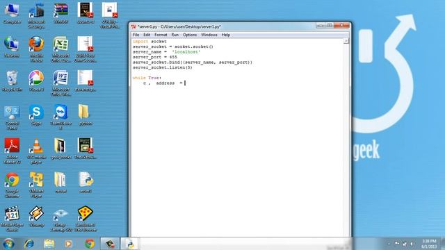 python client and server смотреть онлайн