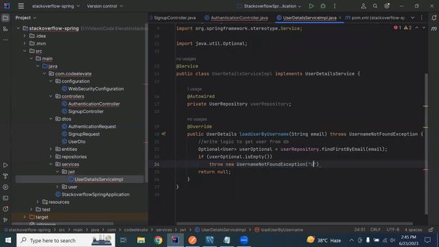 Stack Overflow Clone with Spring Boot & Angular | Part 6 | Spring Security |JWT Authentication Toke смотреть онлайн