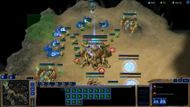 Protoss 3 gate Proxy oracle all in! смотреть онлайн