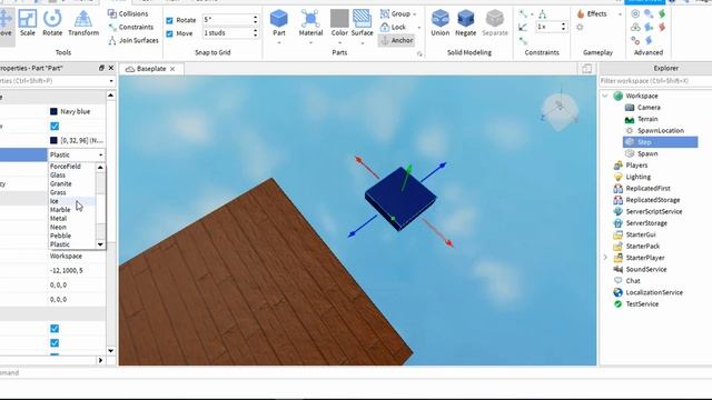 [Roblox Studio] How to make a "Falling Block" when touched смотреть онлайн