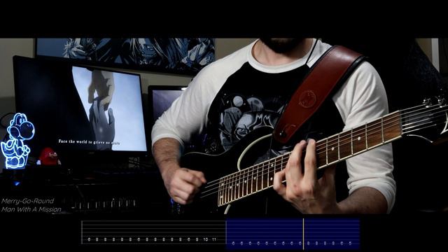 [🎸TABS] My Hero Academia Season 5 OP 2『Merry-Go-Round』(Opening 9) Guitar Cover | Man With A Missio смотреть онлайн