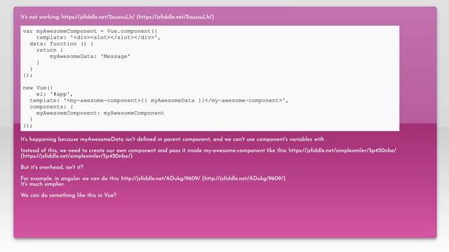 How to access component data from slot? смотреть онлайн
