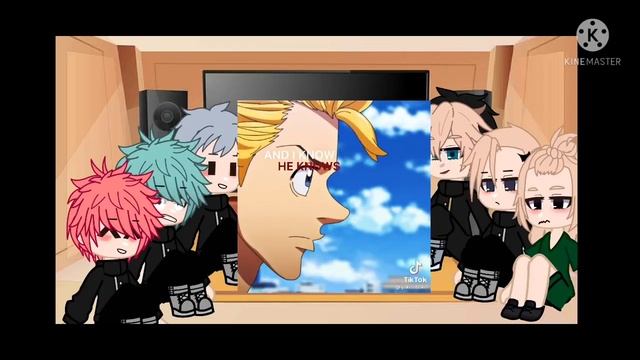 tokyo revengers react to Takemichi || manga spoilers || • смотреть онлайн