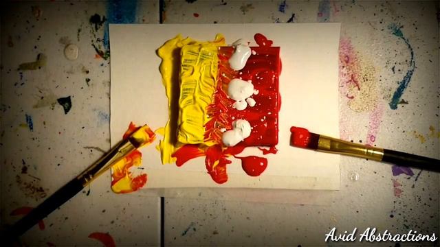 Abstract Acrylic Painting Demonstration | Red Alert смотреть онлайн
