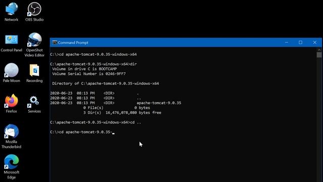 Install multiple versions of Apache Tomcat as a Windows 10 service. смотреть онлайн