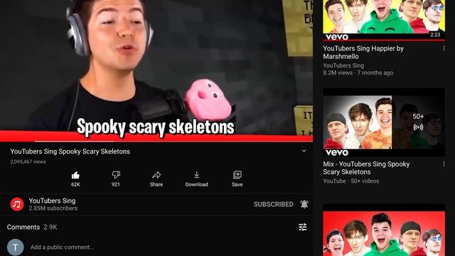 I react to spooky scary skeleton videos смотреть онлайн