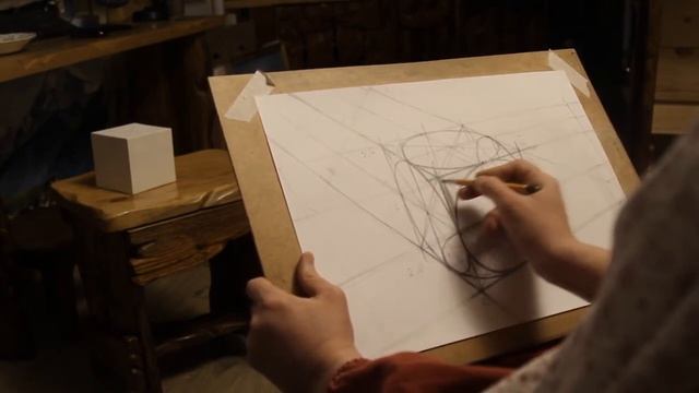Как нарисовать цилиндр в кубе смотреть онлайн